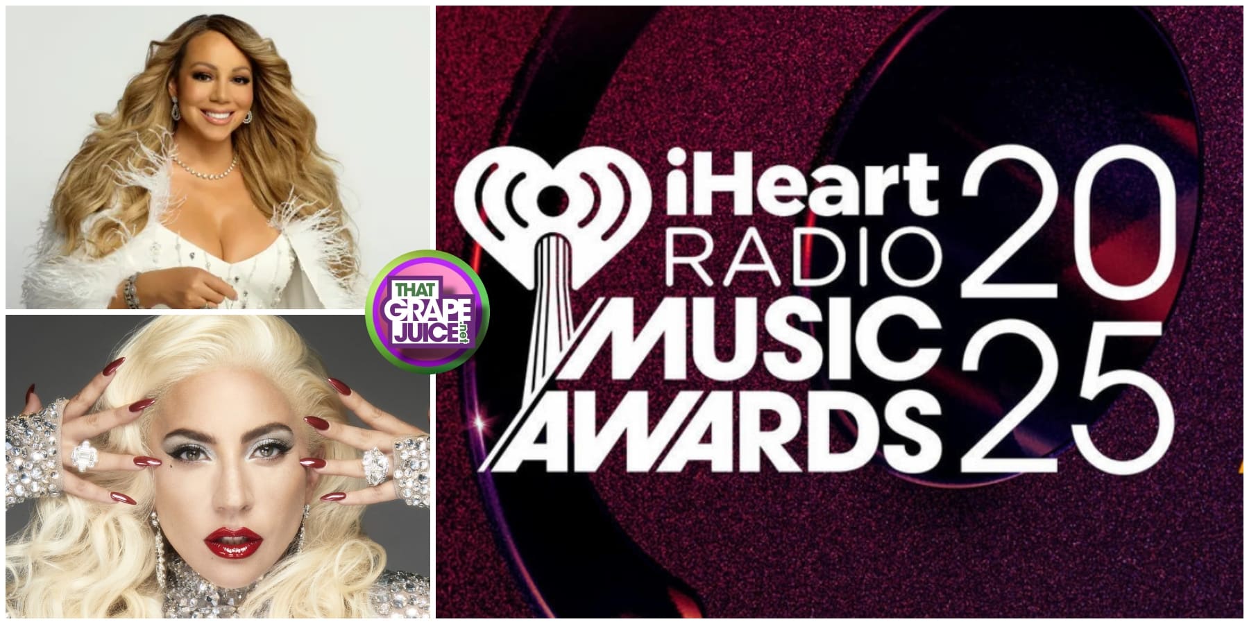 2025 iHeartRadio Music Award Nominations [Full]: Mariah Carey to Receive Icon Honor / Lady Gaga to Get Innovator Award