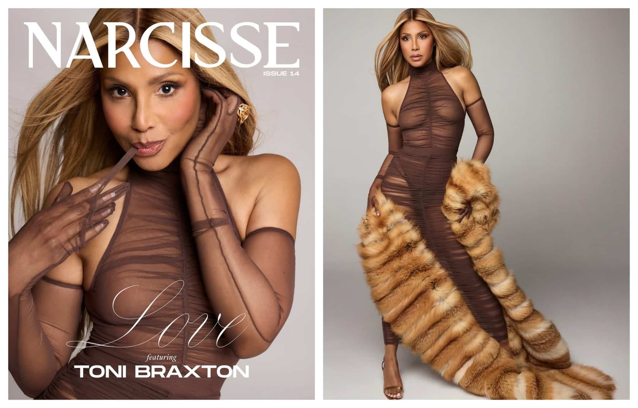 Toni Braxton BLAZES Narcisse Magazine