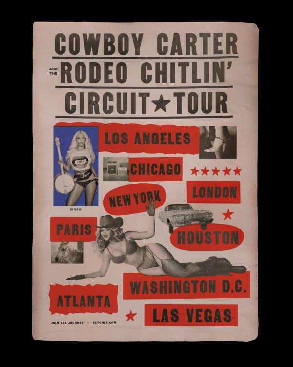 Beyonce 'Cowboy Carter Tour' Cities