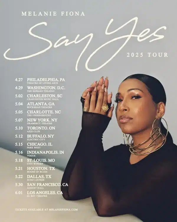 Melanie Fiona Confirms April Release of 'Say Yes' EP & Unveils Dates of ...