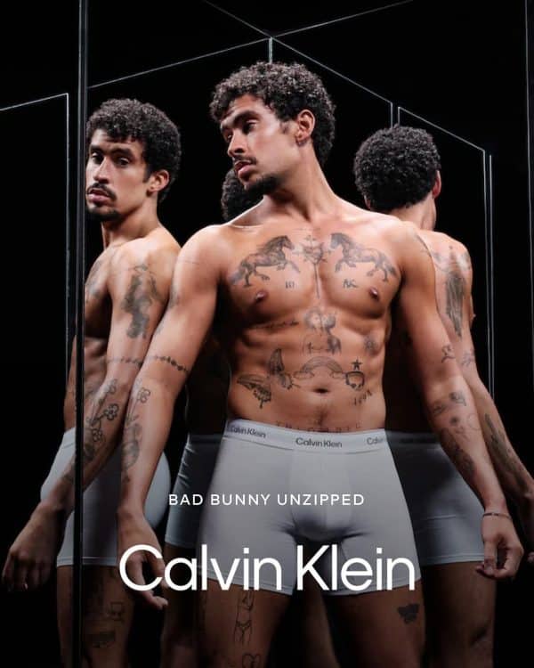 Bad Bunny Blazes in Viral Calvin Klein Campaign