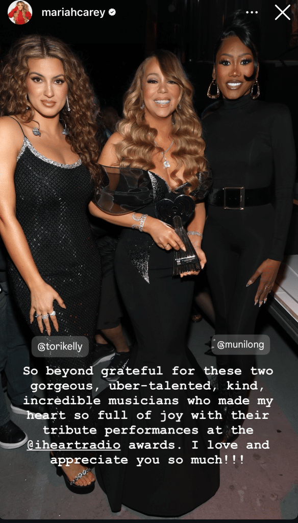 Mariah Carey Praises Muni Long & Tori Kelly